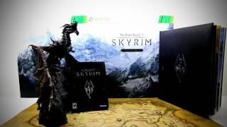 Skyrim Collectors Edition Unboxing [upl. by Kerrin]