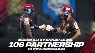 Moeen Ali X Kennar Lewis 106 run partnership  Day 6  Player Highlights [upl. by Mackenie]