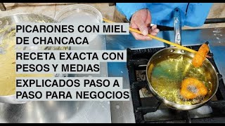 TE ENSEÑAMOS A PREPARAR PICARONES CON MIEL DE CHANCACA😱 PARA NEGOCIO 🤑streetfood cocina comida [upl. by Kampmeier]