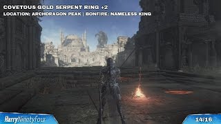 Dark Souls 3  All 2 Ring Locations New Game Rings [upl. by Edlihtam]