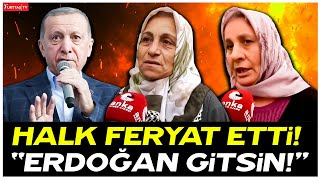 Esenyurt pazarında yurttaş hayat pahalılığına isyan etti quotErdoğan gitsinquot [upl. by Henrik]