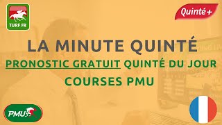 PRONOSTICS PMU GRATUIT DE LA MINUTE QUINTE DU JOUR JEUDI 4 JANVIER 2024 322444 [upl. by Astto]