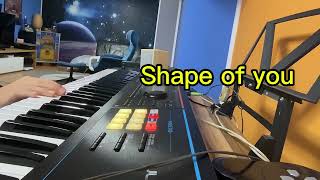 Ed Sheeran Shape of you Piano Cover By TOMega [upl. by Lasko793]