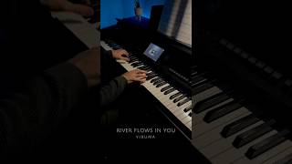 River flows in you🤍 piano pianocover riverflowinyou [upl. by Evyn]