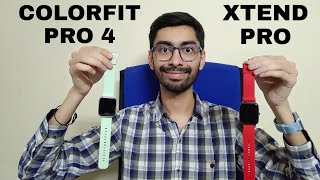 boAt Xtend Pro VS noise ColorFit Pro 4 Comparision Review  Best SmartWatch to buy [upl. by Turnheim]