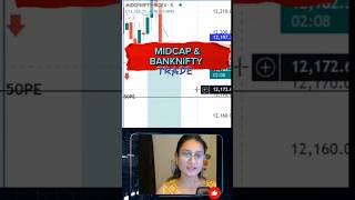 MIDCAP amp BANKNIFTY SCALPING 🎯📈 midcap trading banknifty optionstrading nifty ytshorts trader [upl. by Ariaek]