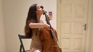 JS Bach cello suite no 3 BWV 1009 Sarabande  live recording [upl. by Vlada15]