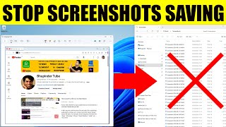 How To STOP Screenshots from Saving to Windows [upl. by Oninotna308]