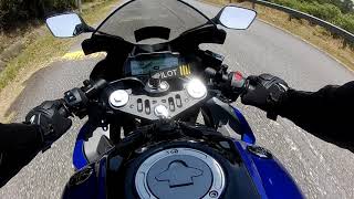 YAMAHA R15 V3 MALAYSIA  BUKIT TINGGI DOWN HILL [upl. by Setarcos]