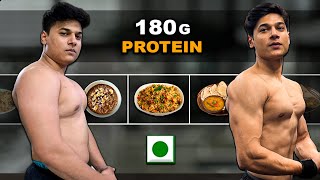 Full Day of Eating for Fat loss  Vegetarian Diet  180g protein [upl. by Ramirolg96]