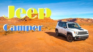 DIY Camper Conversion  Turning My Jeep Renegade Trailhawk into a Mobile RV Camper [upl. by Grosz]