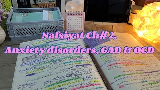 Anxiety Disorders Phobias GAD amp OCD Nafsiyat Chapter 2 2nd Year Psychology [upl. by Netniuq]