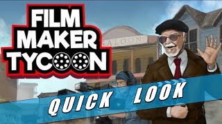 Film Maker Tycoon  Quick Look and Preview [upl. by Crispen]