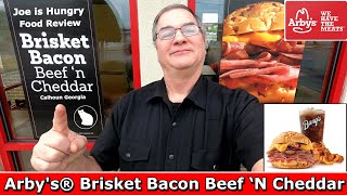 Arbys® New Brisket Bacon Beef ‘N Cheddar Sandwich Returns Review  LTO  Joe is Hungry 🥓🍔🍖🧀 [upl. by Labaw]