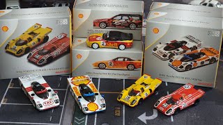 Diecast Porsche Shell Racing 24h Lemans Tinyhk Sparky Poprace Unboxing and Review [upl. by Ahsart135]