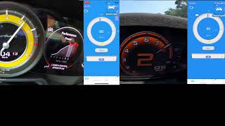 Mclaren 765lt vs Porsche 911 Turbo s acceleration comparison [upl. by Winnifred]