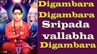 Digambara Digambara Sripada sri Vallabh Digambara MEDITATION mantra digambara mantra for positive [upl. by Bamby833]