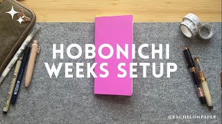 2024 HOBONICHI WEEKS SET UP  how I use the hobonichi weeks as my everyday carry [upl. by Eeralih]