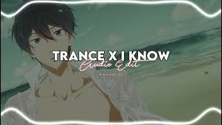 TRANCE X I KNOW AUDIO EDIT Metro Boomin ft Big Sean [upl. by Gwennie]