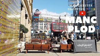 Manchester Shopping Tour  St Anns Square  Corn Exchange  Walking Tour 4K [upl. by Aihsila]