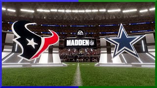 Week 11 Texans  Cowboys Full Simulation [upl. by Anirdua]