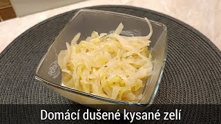 Domácí dušené kysané zelí 🤩🤩😍  recept [upl. by Aihsotan]