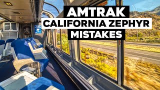 Amtrak California Zephyr Mistakes [upl. by Havens]