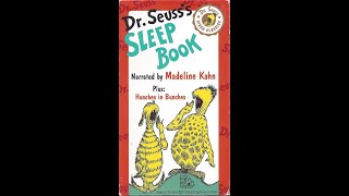 Dr Seuss Video Classics Dr Seusss Sleep Book plus Hunches in Bunches 1993 VHS [upl. by Mimi]