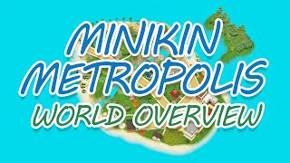 MINI ISLAND WORLD Minikin Metropolis The Sims 3 World Overview [upl. by Linnette]