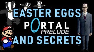 Portal Prelude Easter Eggs And Secrets [upl. by Ablem]