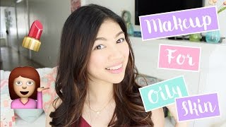 Simple Makeup for Oily Skin Perfect for Teens  Janina Vela [upl. by Nyrmac]