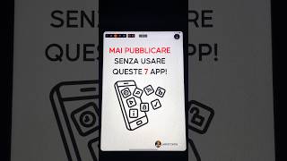 MAI pubblicare senza usare queste 7 APP ❌🧑‍💻 [upl. by Wilmott]