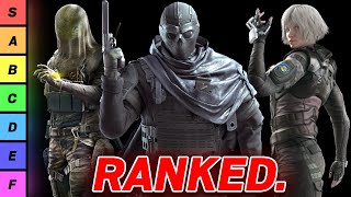 Ranking EVERY OPERATOR in Rainbow Six Siege Y9S1 [upl. by Rraval]