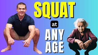 Squat Safely at Any Age No Back or Knee Pain [upl. by Lazes]