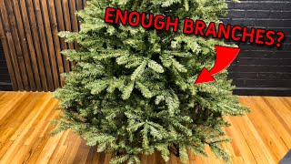 National Tree Company Dunhill Fir Artificial Christmas Tree  Review [upl. by Leifer582]