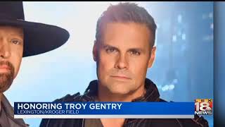 Walker Montgomery Pays Tribute To Troy Gentry Ahead Of Cats Game [upl. by Shapiro825]