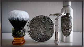 🌳💈Saponificio Varesino Argania Shaving Soap 43 Base Saponificio Varesino Argania Aftershave Balm💈🌳 [upl. by Shanda]