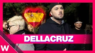 🇪🇸 Dellacruz quotBeso en la mañanaquot Benidorm Fest 2024  Spain Eurovision INTERVIEW [upl. by Jaylene380]