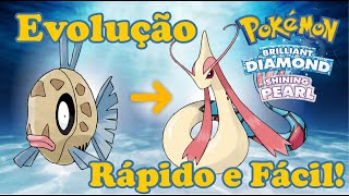 Pokémon BDSP Como evoluir o Feebas RÁPIDO e FÁCIL [upl. by Hpeosj610]