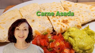 How to Cook Carne Asada in an Air Fryer  Carne Asada Quesadilla [upl. by Berlyn]