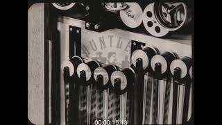 Edisons Kinetoscope in Operation 1940s  Film 1011091 [upl. by Aistek]