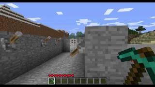 MinecraftTutorial Tresortür mit Redstone PMT002 [upl. by Sheba]