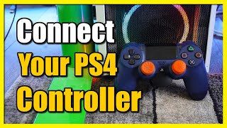 How to Connect PS4 Controller to PC USB or Bluetooth [upl. by Ace]