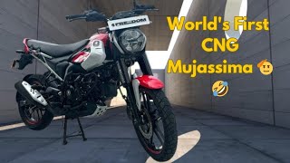 Worlds First CNG Mujassima By Bajaj  AutoTechInformative [upl. by Annek]