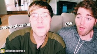 shane dawson and garrett watts screaming and cringing for 2 minutes [upl. by Amsirac672]