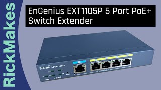 EnGenius EXT1105P 5 Port PoE Switch Extender [upl. by Yllrebmik179]