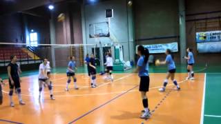 Volley allenamento riscaldamento con il bagher [upl. by Alexio]