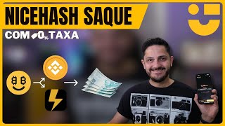 Como Sacar Na NICEHASH Bitcoin e Lightning Com 0 Taxas [upl. by Oinigih]