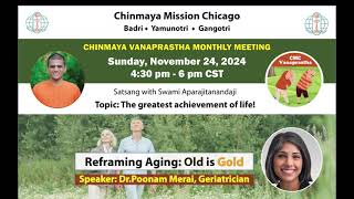 Chinmaya Vanaprastha Program  Nov 24 2024 [upl. by Rochkind]