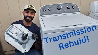 Transmission Bearing Replacement On A WhirlpoolMaytag Washer [upl. by Straus]